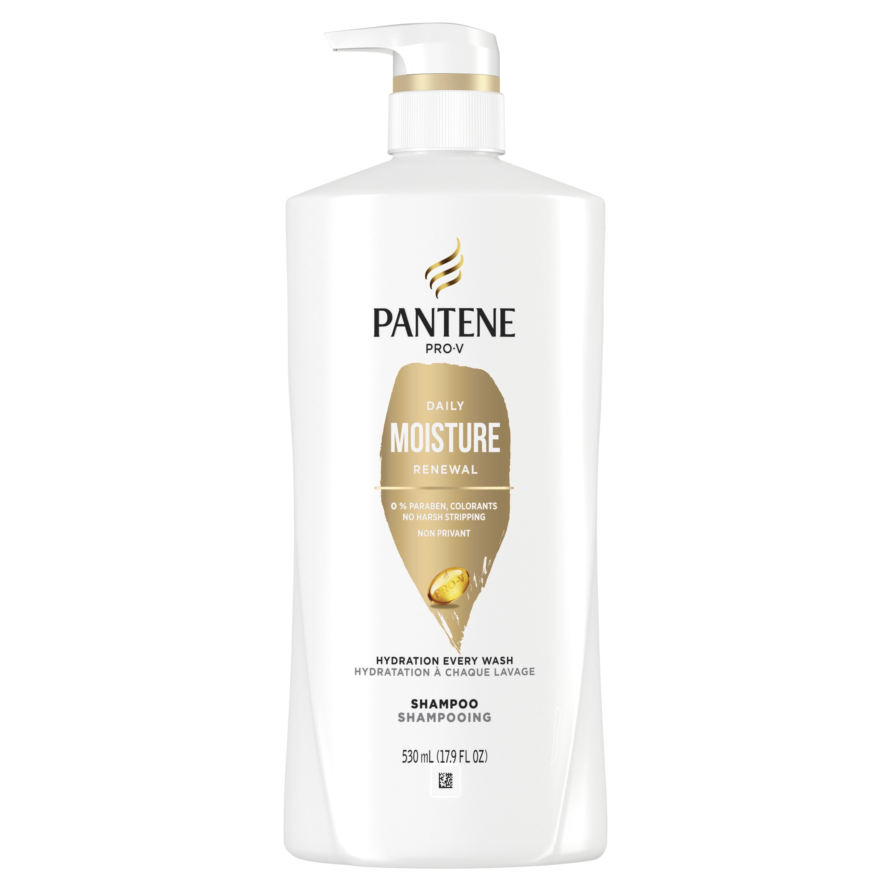 Pantene Pro-V Daily Moisture Renewal Shampoo, 17.9 oz/530 ml