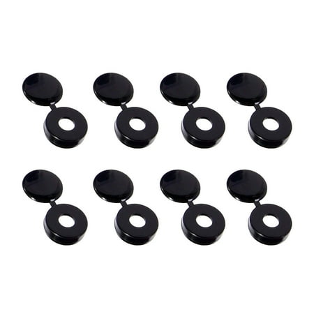 

200pcs Screw Protection Cover Screw Decor Cover for Bike Car (Black)