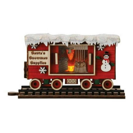 Old World Christmas Snowman Box Car, Hanging Ornament, Christmas Home D√©cor