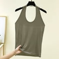thumbnail image 2 of Tank Tops for Women Built In Shelf Bra Loose Fit Sleeveless Casual Tops, 2 of 6