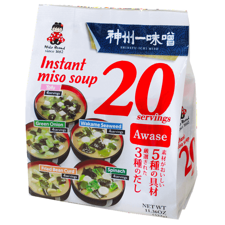 Miko Brand Miso Soup 20 Servings, Awase (Pack of 6) - Walmart.com