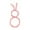 Pink, variant on KUAZOU Colorful 20 Inch Easter Bunny Wreath with Metal Frame & Artificial Rattan, Front Door Hanging Decor for Holiday Wall Decoration(Purple)