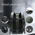 thumbnail image 3 of Kahopy Vacuum Backpack for Travel, 60L Expandable Compression Bag with Electric Vacuum Pump, Water Resistant and Anti Theft(Army Green), 3 of 6