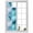 Multicolor, variant on Teal Blue Marble Window Privacy Film, Modern Abstract Art Marble Crack Static Cling UV Sun Blocking Heat Control Window Tint Day and Night, Non-Adhesive One Way Windows Privacy Cover 35.4''x78.7''