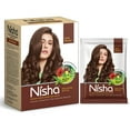 thumbnail image 4 of (5 pack) Nisha (Pack 6) Henna Hair Color Dye, Permanent Black Hair Color, 100% Grey Coverage, Dark Brown, 0.35 oz Each Pack, 4 of 9