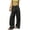 Black, variant on Women's Polka Dot Straight Pants - Lightweight Casual Trousers for Spring Summer Daily Wear, Easy Match with Tees or Blouses, Comfortable Fit, Perfect Pants for Women on Vacation,White 2XL