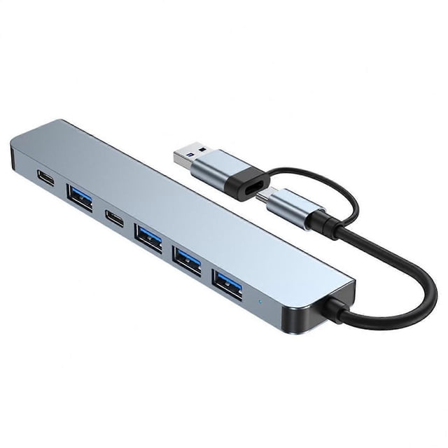 7-in-1 USB-C Hub with Multiport Adapter and 100W PD Charging for MacBook Air Pro iPad Chromebook
