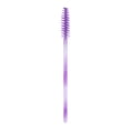 thumbnail image 6 of BIMZUC 200pcs Disposable Eyelash Brush Travel Portable Lash Wand Mascara Spoolie Applicator Makeup Tool Accessory for Eyebrows and Eyelashes, Dark Purple, 7.87 inches / 20 cm Length, 6 of 10