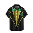 thumbnail image 2 of Mens St Patricks Day Shirts, Button Up Shirt Men Short Sleeve, Men Saint Patrick Printed Turndown Collar Shirts Short Sleeved Tops Lapel Shirt, 2 of 5