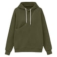 thumbnail image 5 of CCRFTGI Cat Dog Pouch Hoodie Men Drawstring Oversized Kangaroo Pouch Hoodies Cozy Pet Carrier Sweatshirt with Pockets Army Green L, 5 of 5