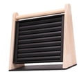 thumbnail image 2 of Rings Display Stand Tray Vertical Holder for Studs Jewelry Organizer Dresser White, 2 of 9