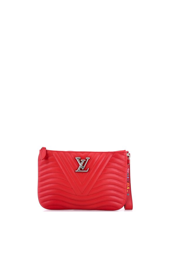 Pre-Owned New Wave Zipped Pochette Quilted Leather By Rebag