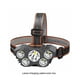 thumbnail image 2 of Monstrate Linterna frontal recargable por USB, resistente al agua, 3 modos, lámpara de cabeza regulable, luz nocturna, pesca, correr, acampar al aire Iluminación y accesorios Monstrate HA074115-01, 2 of 6