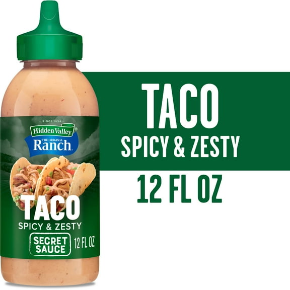 Hidden Valley The Original Ranch Taco Secret Sauce, 12 fl oz Squeezable Bottle