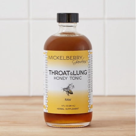 Mickelberry Gardens Throat and Lung Honey Tonic, Gluten-Free, 8 fl oz