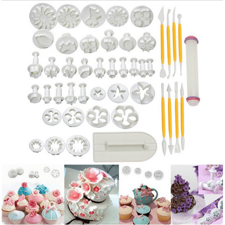 Cake Bakeware Qiilu 46 Pcs Cake Decorating Supplies Kit Flower