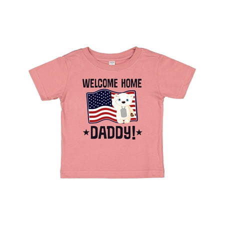 

Inktastic Military Daddy Welcome Home Son Daughter Gift Baby Boy or Baby Girl T-Shirt