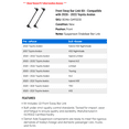 thumbnail image 2 of Front Sway Bar Link Kit - Compatible with 2020 - 2022 Toyota Avalon 2021, 2 of 2