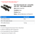 thumbnail image 2 of Rear Shock Absorber Set - Compatible with 1993 - 1996 Cadillac Eldorado 1994 1995, 2 of 2