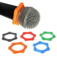 thumbnail image 2 of 5Pieces Rubber Microphone Anti-roll, Anti-fall Sleeve KTV Mic Protective Ring Black, Red,Blue,Orange Microphone Ring, 2 of 9