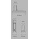 thumbnail image 4 of Cerradura de puerta con palanca de 2 piezas, seguridad para niños, fácil de instalar y usar, adhesivo 3M VHB, sin herramientas ni perforaciones, fácil de quitar, gris, 12,5*3,5 cm, 4 of 5