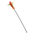 thumbnail image 2 of Cat Feather Wand Toy Pom Pom Bell Design Cat Teaser Wand Cat Interactive Toy, 2 of 10