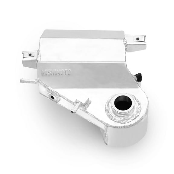 Mishimoto MMRT-F2D-03P Aluminum Degas Reservoir Tank Compatible With Ford 6.0 Powerstroke 2003-2007 Polished
