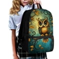 thumbnail image 3 of Uorisanigo Forest Owl Kids Backpack School 17 inch Back to School Bag for Boys and Girls Lightweight Travel Sports Rucksack Universal Nursery Preschool Elementary Casual Daypack, 3 of 6