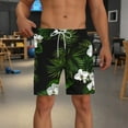 thumbnail image 4 of Mqqzkk Mens Swim Trunks with Compression Liner Bathing Suit Lightweight Swimming Shorts Running Athletic Drawstring Waist Casual Shorts, 4 of 5