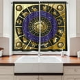 thumbnail image 2 of Ambesonne Astrology Kitchen Curtains, Zodiac Horoscope Art, 55"x39", Multicolor, 2 of 3