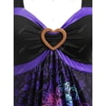 thumbnail image 3 of Camiseta con Estampado de Hojas de Talla Extra con Mangas Largas Rosegal  Mangas largas de talla grande, 3 of 5