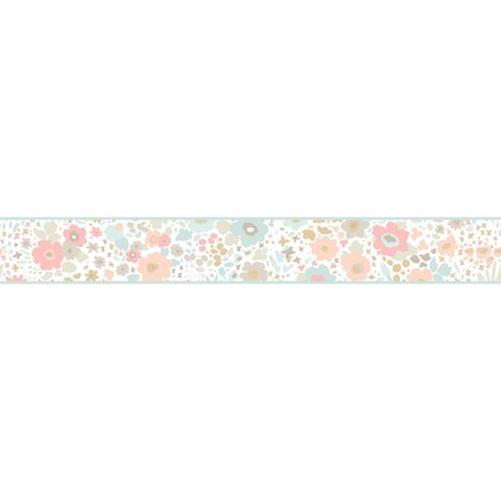 Dwell Studio Sham - York Wallcoverings 15 ft. Dwell Studio Baby & Kids Posey Border Wallpaper
