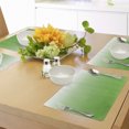 thumbnail image 4 of Ambesonne Ombre Yellow Place Mats Set of 4, Vivid Grass, Standard Size, Mint White, 4 of 6