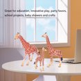 thumbnail image 3 of Giraffe Family Action Figure Set, Simulation Decorative Giraffe Figurines  For Kids Presents, 3 of 8
