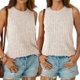 thumbnail image 3 of AviBest 2-Pack Womens Tank Tops 2026 Loose Fit Casual Round Neck Shirts Flowy Sleeveless Summer Tops,S~2XL, 3 of 9