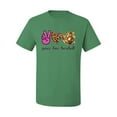 thumbnail image 1 of Peace Love Baseball Sports Men's Graphic T-Shirt, Kelly, XX-Large, 1 of 4