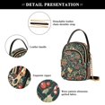 thumbnail image 4 of FORMRS Crossbody Bag for Women Quilted Travel Shoulder Cell Phone Purse with Chain Strap Handbag, Christmas Bows, 4 of 7