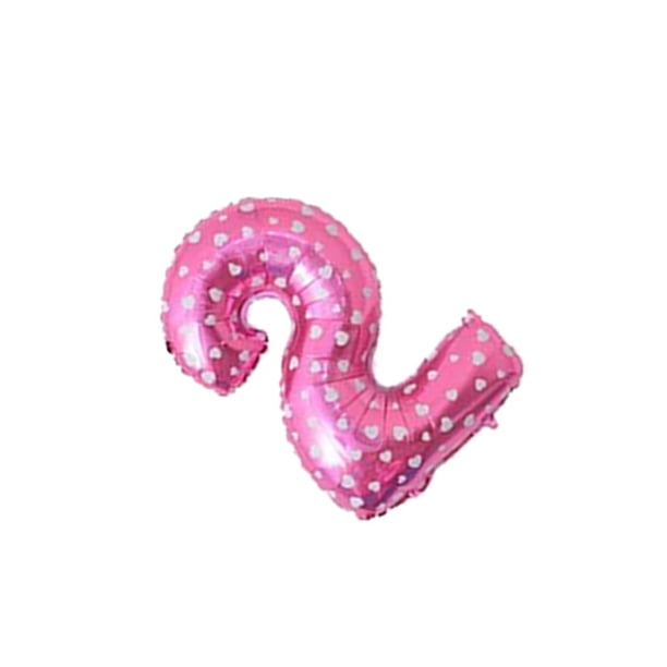 16 pulgadas Tamaño grande Oro Plata Rosa Oro Número Globo Cumpleaños Decoraciones para fiestas de bodas Globos de aluminio Niño Niño Juguete Kits de decoración para fiestas polvo de impresión dos Injueey HA002665-62