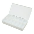 thumbnail image 1 of 550pcs False Toenail Tips Full Cover Clear Artificial Ultrathin Multi Size Breathable Toe Nail Tips with Storage Box, 1 of 5