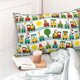 thumbnail image 4 of Fotbe Train With Animals Funda de Almohada Decorativa Estilo Occidental, Lujo en Algodón, Fundas para Almohadas King, Cojín Estampado para Decoración del Hogar-16"x24", 4 of 6