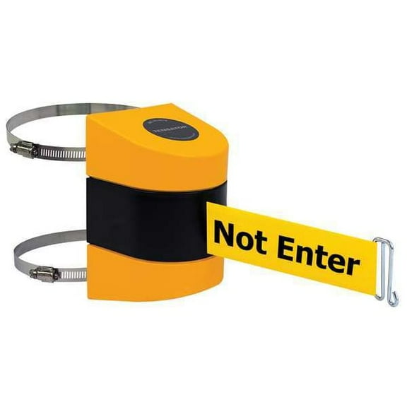 Tensabarrier Belt Barrier, Yellow,Belt Color Yellow 897-15-C-35-NO-YAX-A
