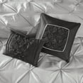 thumbnail image 3 of Madison Park Essentials Luxury 24PCs Comforter Set with Window Curtains,Room in a Bag,King,3-Grey, 3 of 8