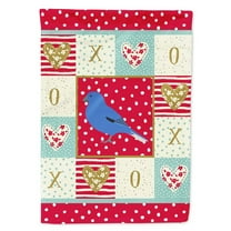 Carolines Treasures CK5510CHF Bunting Love Flag Canvas House Size Large multicolor