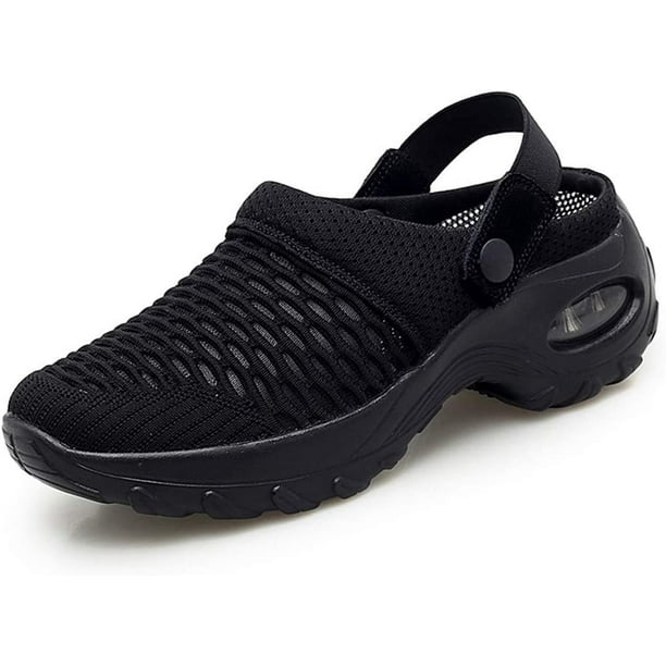 TANTOO Sandalias de Estar por Casa para Mujer Cómodos Suave Sandalias de Interior Exterior Negro 26.0 cm Negro 26.0 cm Xishao ropa