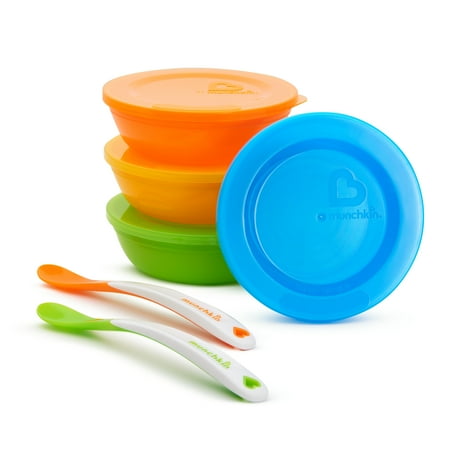 Small Feeding Bowl Set - Munchkin Love-A-Bowls Set 4pk - Assorted Colors