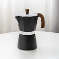 thumbnail image 4 of Cafetera Moka de 3 Tazas, Cafetera ExpréS, Cafetera Cubana, Herramienta para el Hogar y la Oficina (150 Ml, Negra), 4 of 5