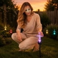 thumbnail image 5 of Solar Cross Garden Stake Color Changing LED Pathway Light Durable Weatherproof for Year‑Round Outdoor Use – No Wiring Needed, 5 of 7