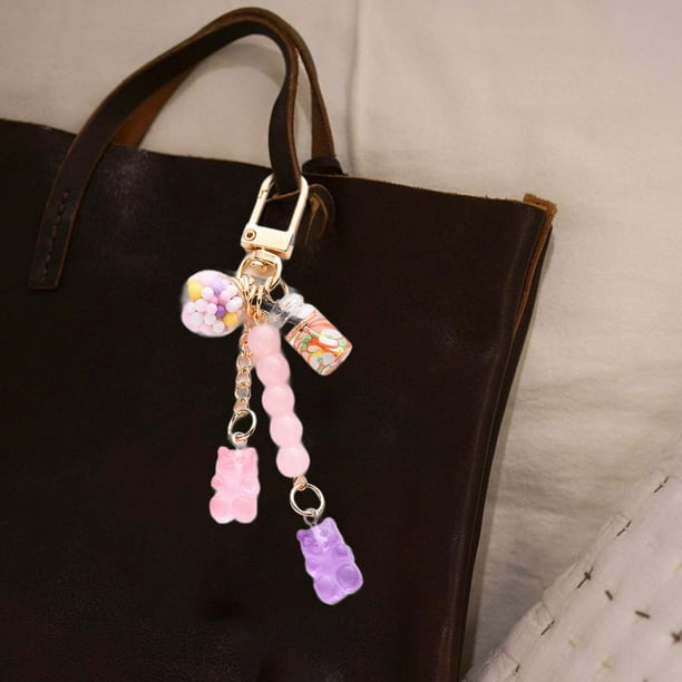 Llavero de oso jinwen joyería creativa colgante para bolso cartera