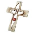 thumbnail image 4 of Cruz Tallada Cruz De Madera Cruz Colgante Cruz Tallada Corazones Entrelazados Amor Cruz De Madera Diseño Tallado A Mano Para Colgar En La Pared Hogar Sala De Estar Decoración ANGGREK Wooden Cross, 4 of 7