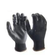 24Pieces/12 Pairs Knit Nylon PU Rubber Coating Safety Work Glove For Builders Fishing Garden Work Non-slip Gloves ,Fashion